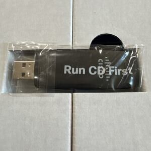 Cisco Linksys AE1200 High Performance Wireless-N USB Adapter Open Box CD within